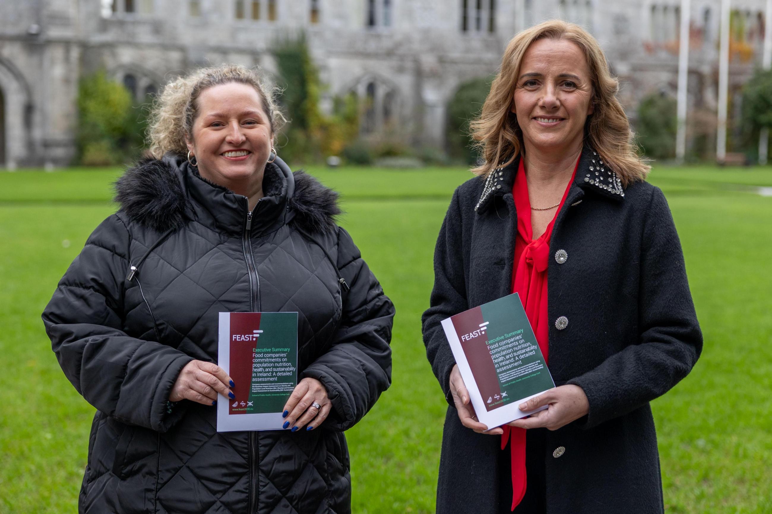 Dr Margaret Steele and Dr Janas Harrington presenting the BIA Ireland report